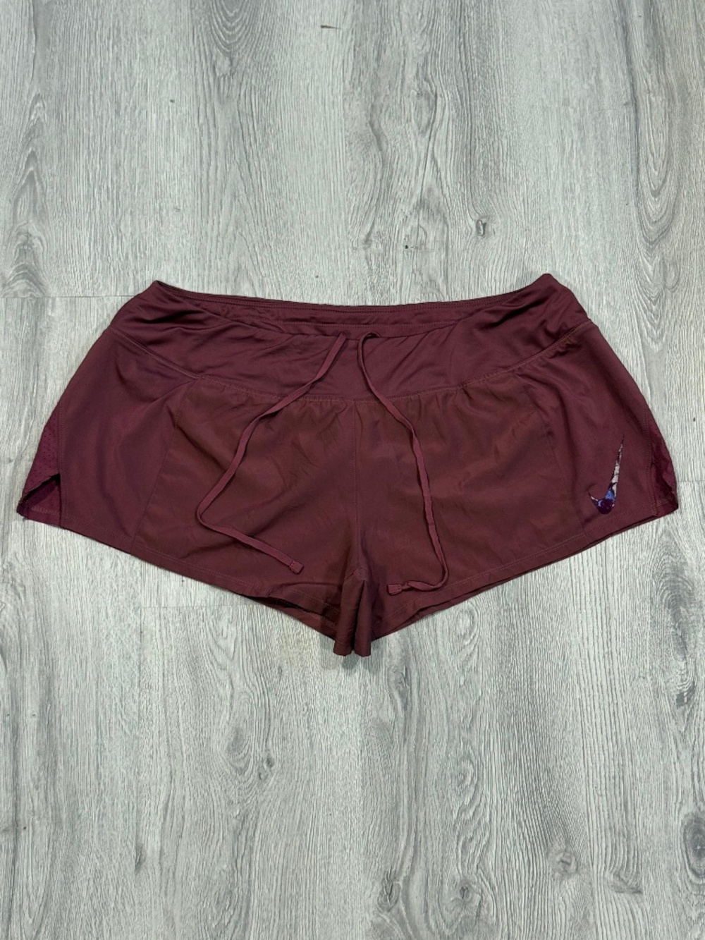 Nike Dri-FIT Running Shorts - Maroon/Burgundy - XL